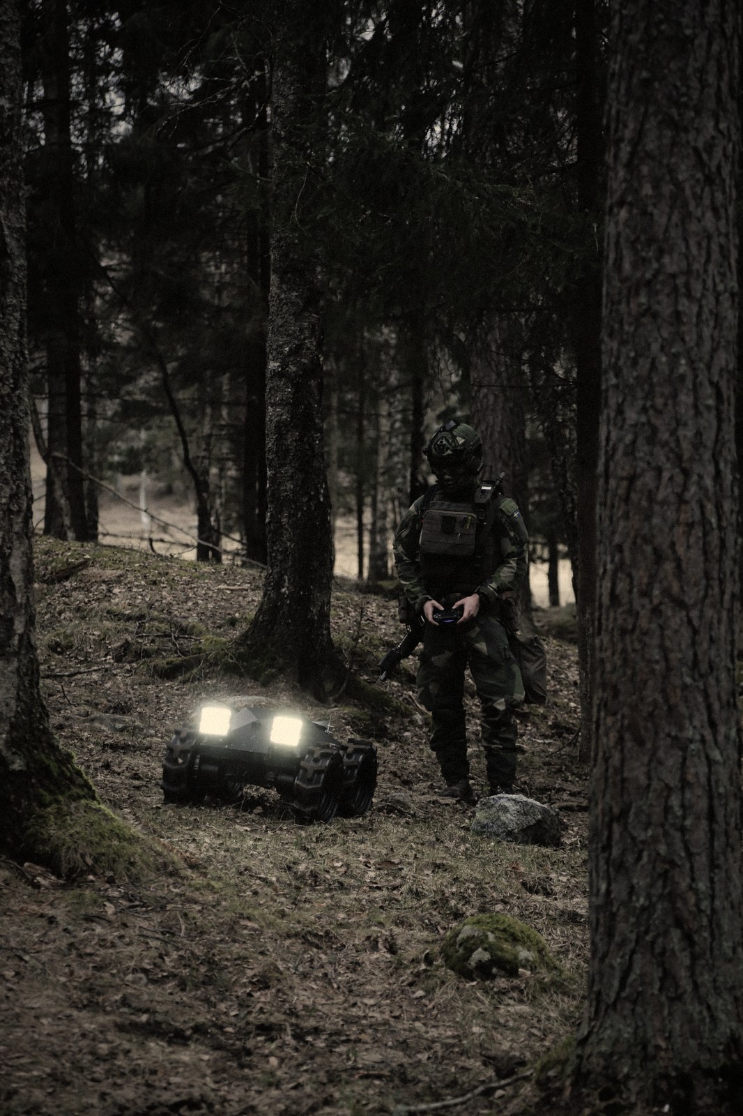 RÅTTAN UGV operating in forest, Aurora 26